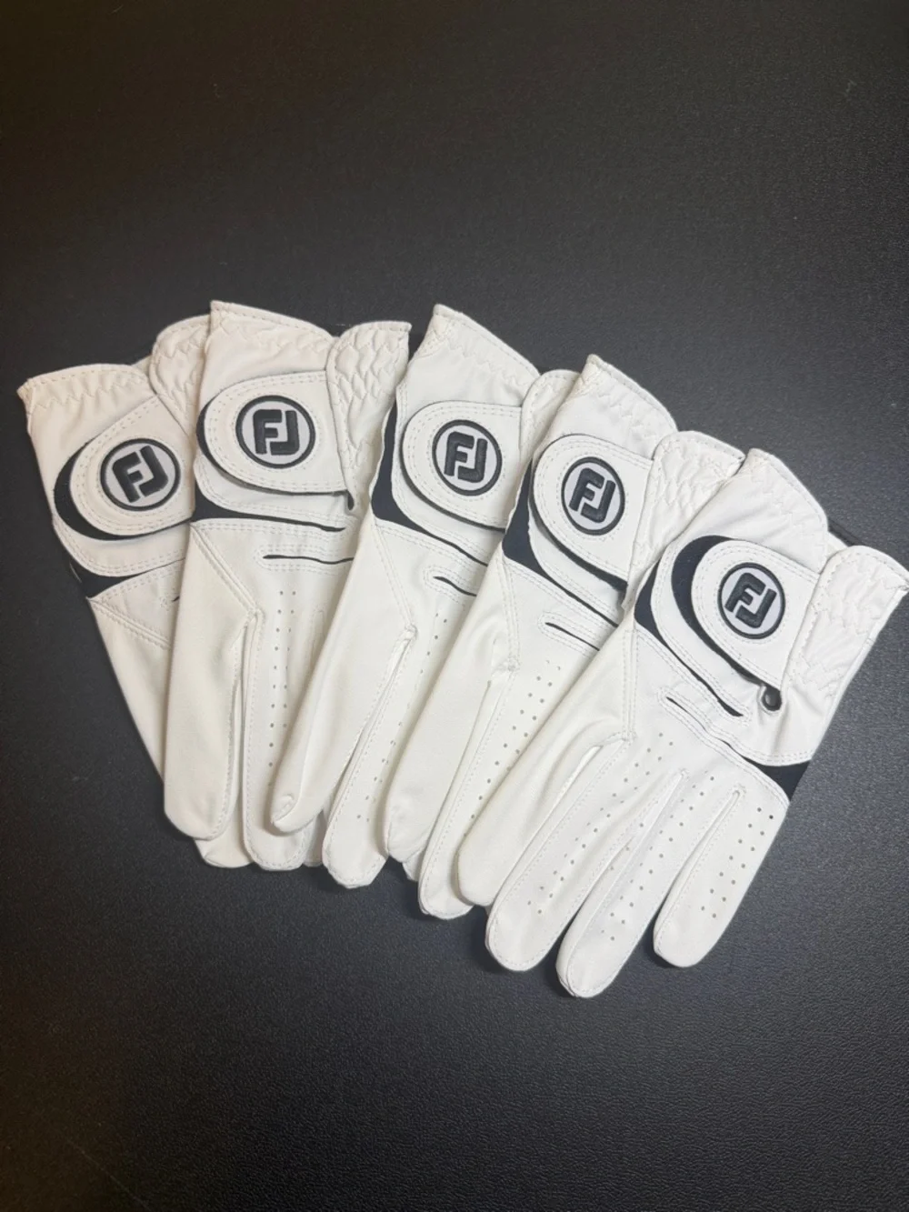 NWOT, FootJoy Weathersof Left Hand Golf Gloves, Pack of 5, Cadet Medium - Picture 1 of 4
